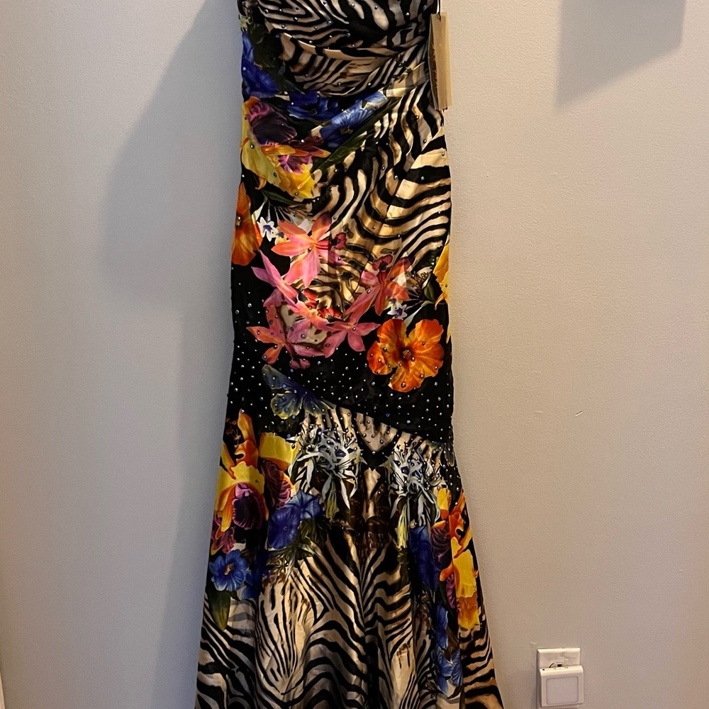 Prom dress multi color